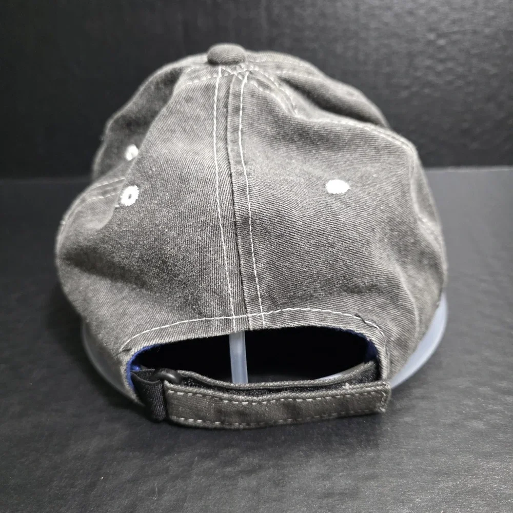 Ford Hat Cap Strap Back Faded Grey Blue Logo Patch Mens Baseball Cap‎